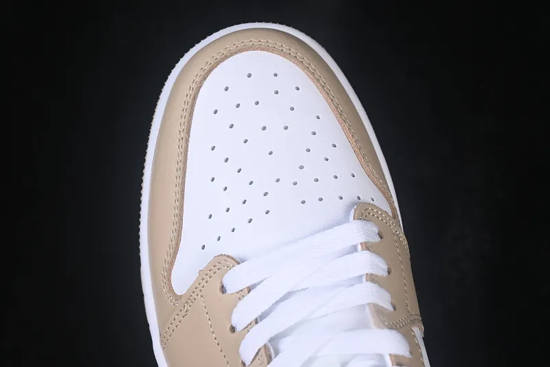 All categories Air Jordan Jordan series basketball shoes Air Jordan 1 Low Air Jordan 1 Low AJ1 Joe 1 white and yellow low-top retro cultural basketball shoes DD9315-117
